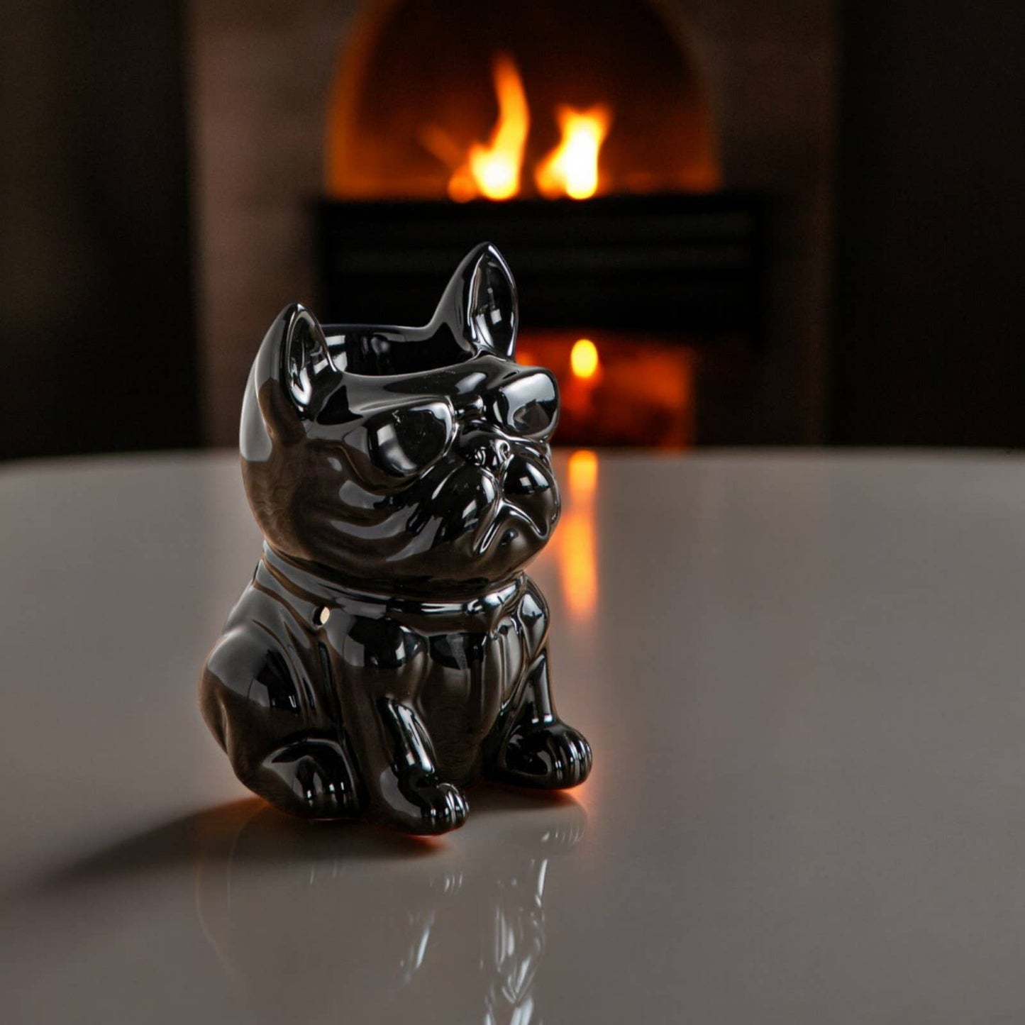 Originaler Duftbrenner Boubou der Bulldogge aus Keramik
