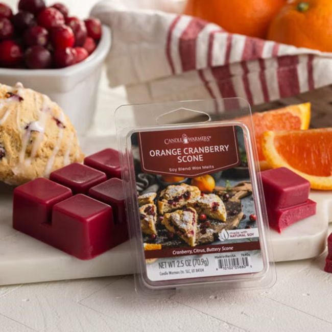 CANDLE WARMERS® Classic Duftwachs ORANGE CRANBERRY SCONE 70g