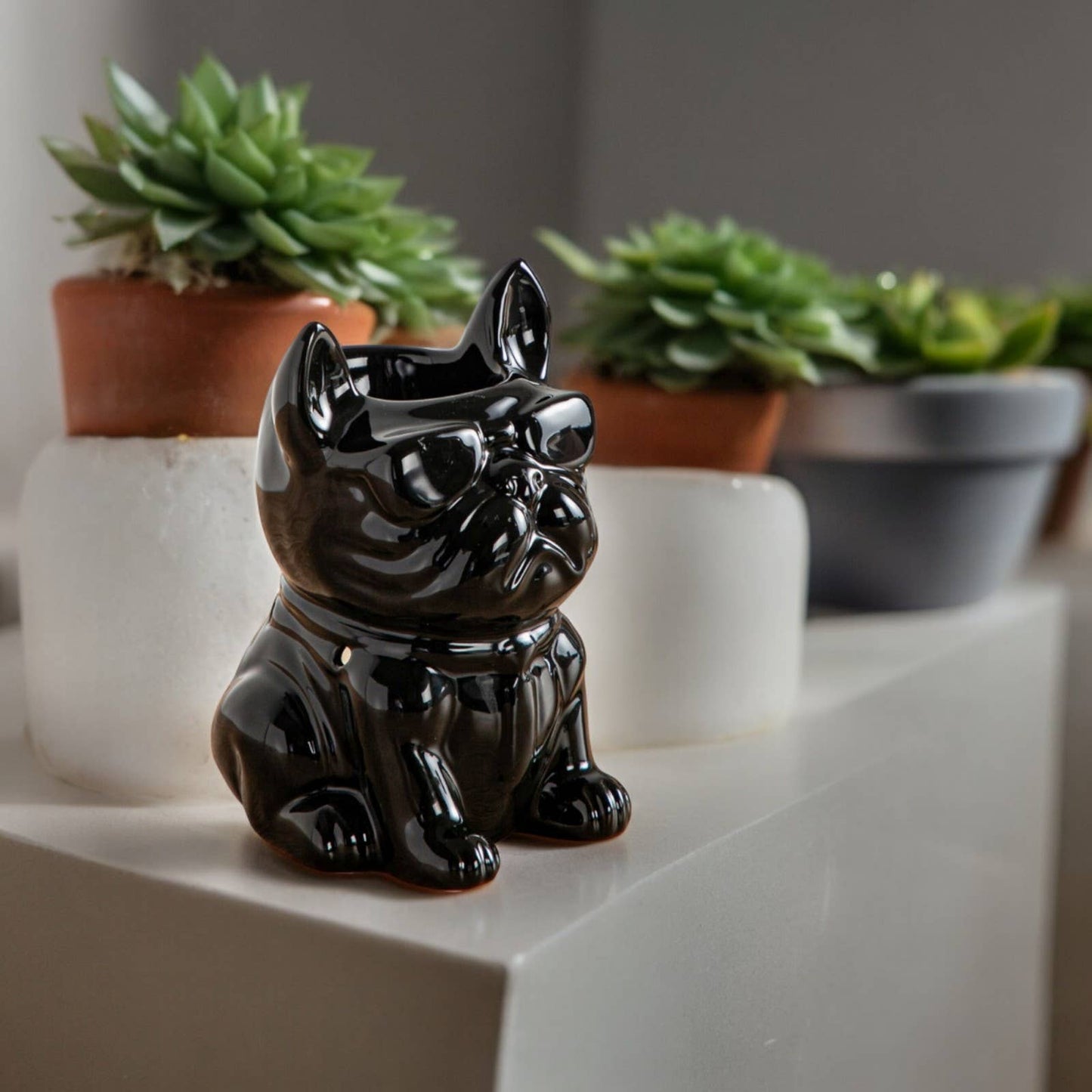 Originaler Duftbrenner Boubou der Bulldogge aus Keramik