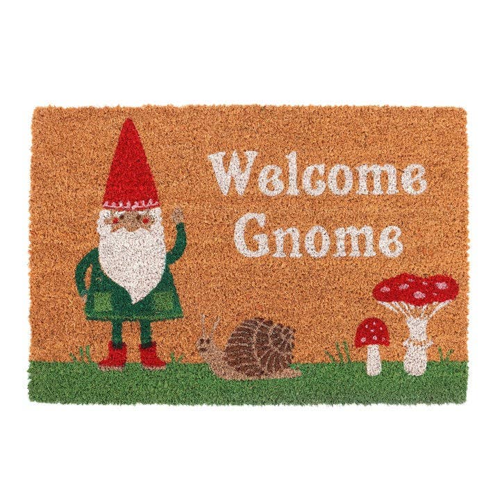 Natural Welcome Gnome Fußmatte