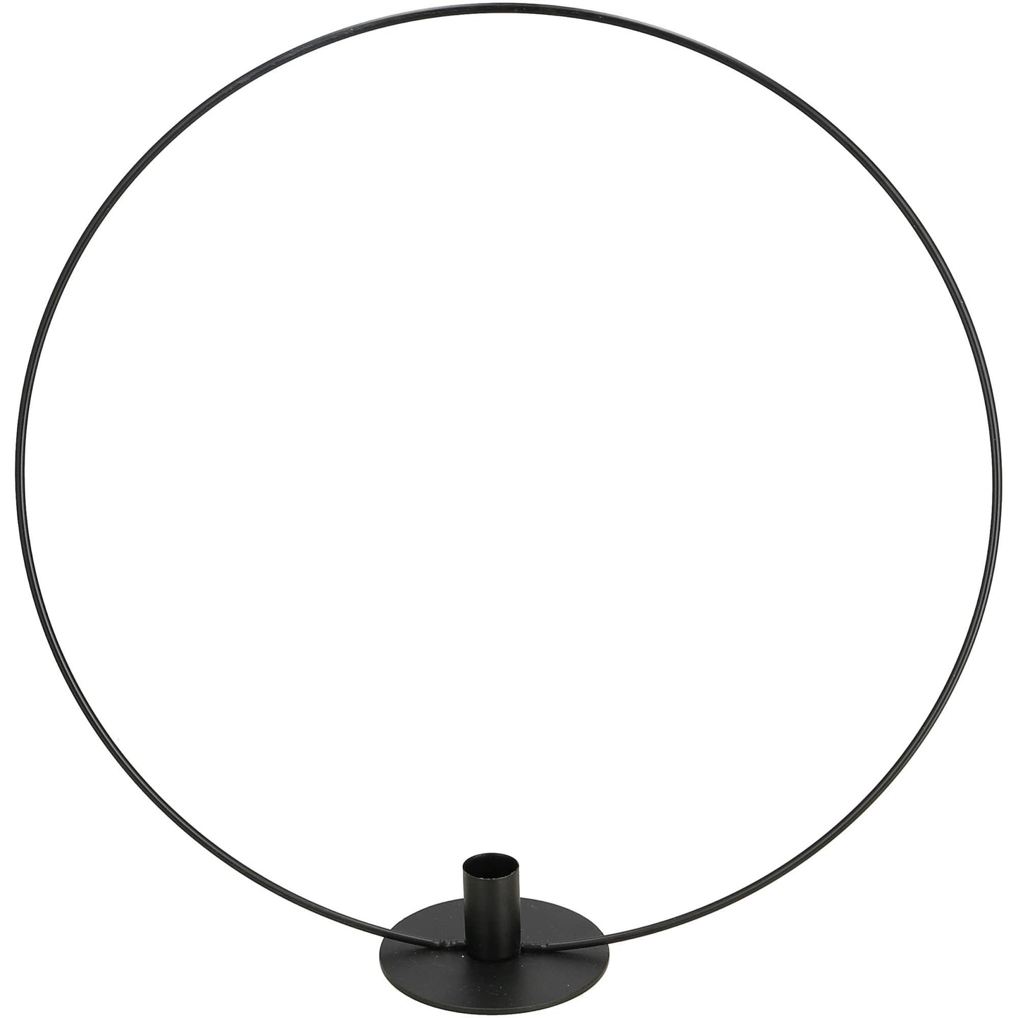 Metall Ring Lepe, D40cm, Schwarz