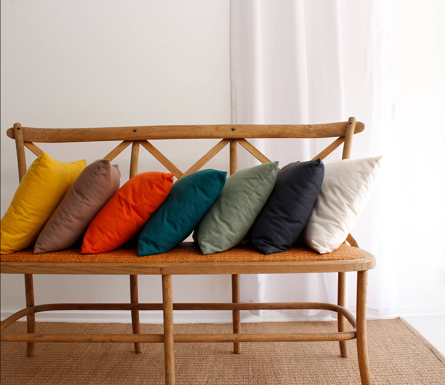 Rechteckiges Kissen, 30x50cm, 100% Baumwolle, Kollektion PANAMA