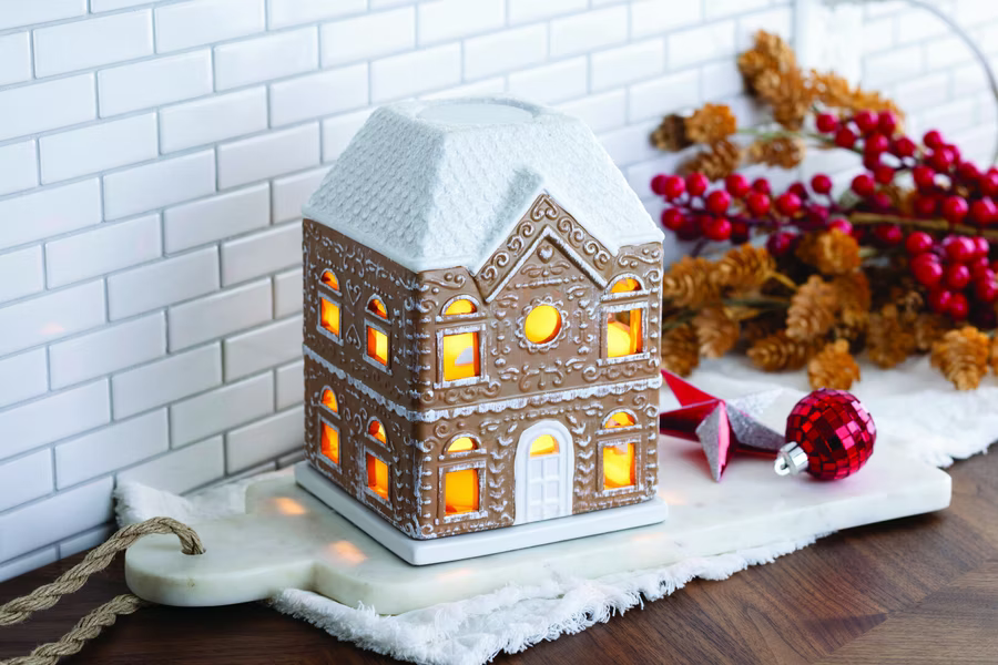 CANDLE WARMERS® Canopy Duftlampe GINGERBREAD HOUSE elektr.