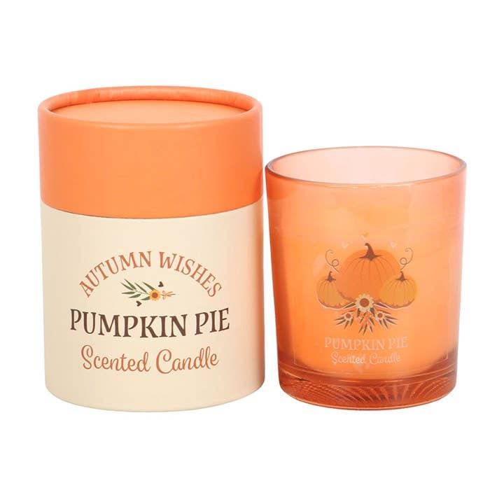 Duftkerze im Glas „Pumpkin Pie“ – Gemütlicher Herbstduft