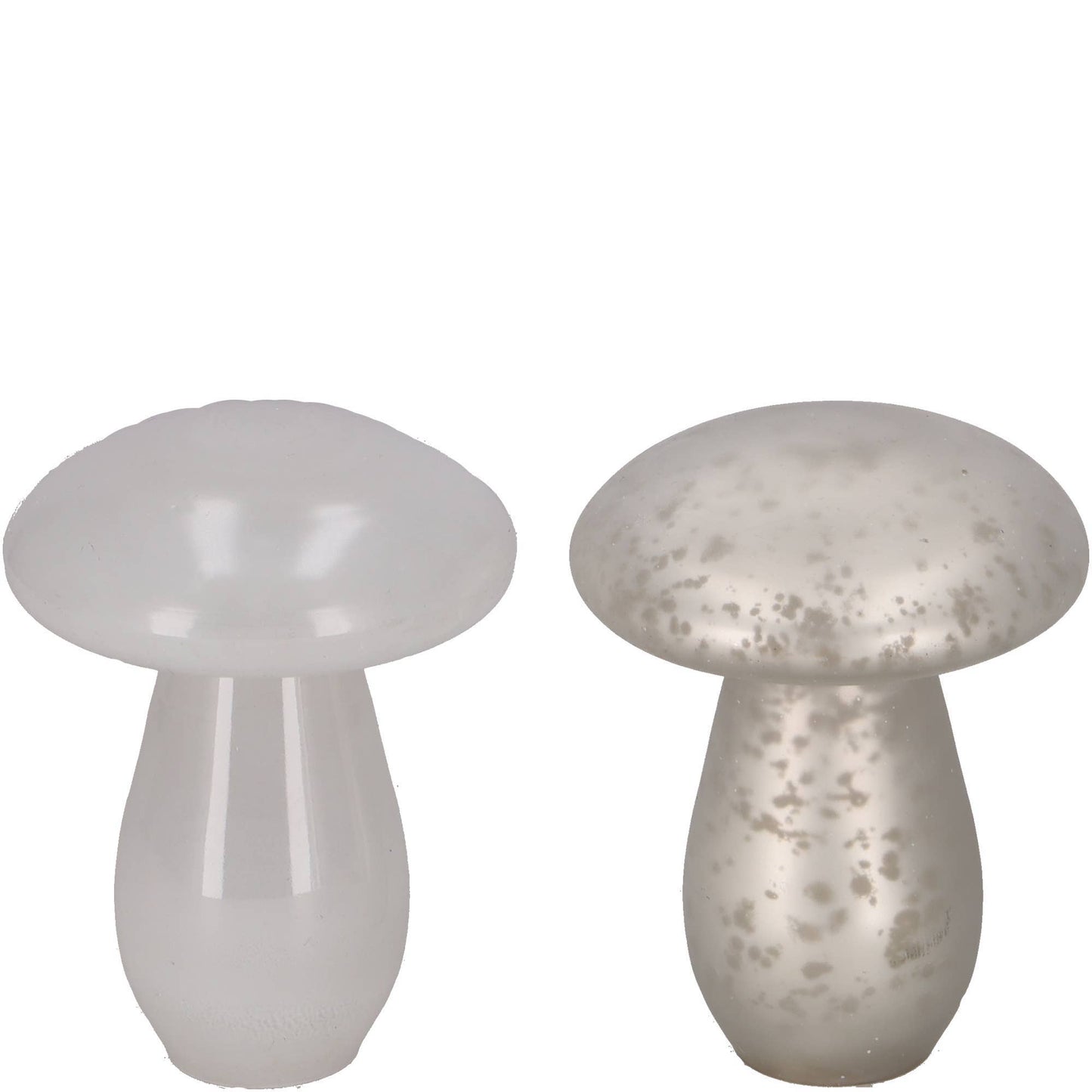 Glas Pilz Sitia, 2 Farben, D7, 5cm, H9, 5cm, Weiß