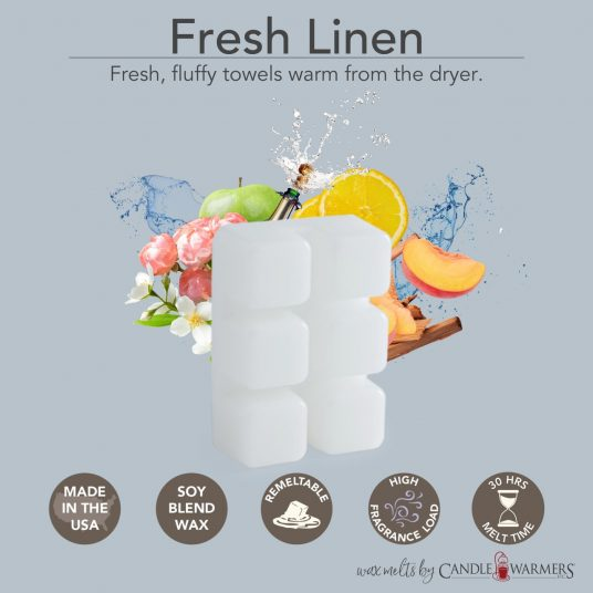 CANDLE WARMERS® Classic Duftwachs FRESH LINEN 70g