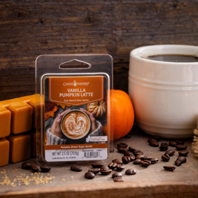 CANDLE WARMERS® Duftwachs VANILLA PUMPKIN LATTE 70g