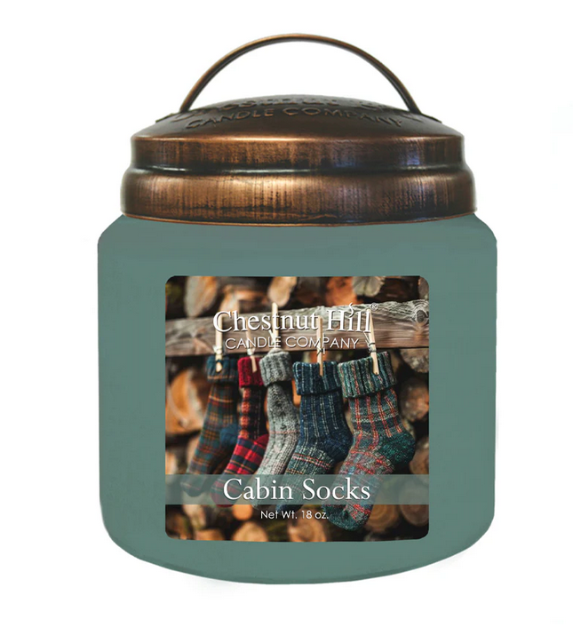 CHESTNUT HILL Candles Duftkerze CABIN SOCKS 510g