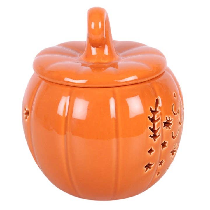Orange Folk Kürbis-Ölbrenner und Wachswärmer