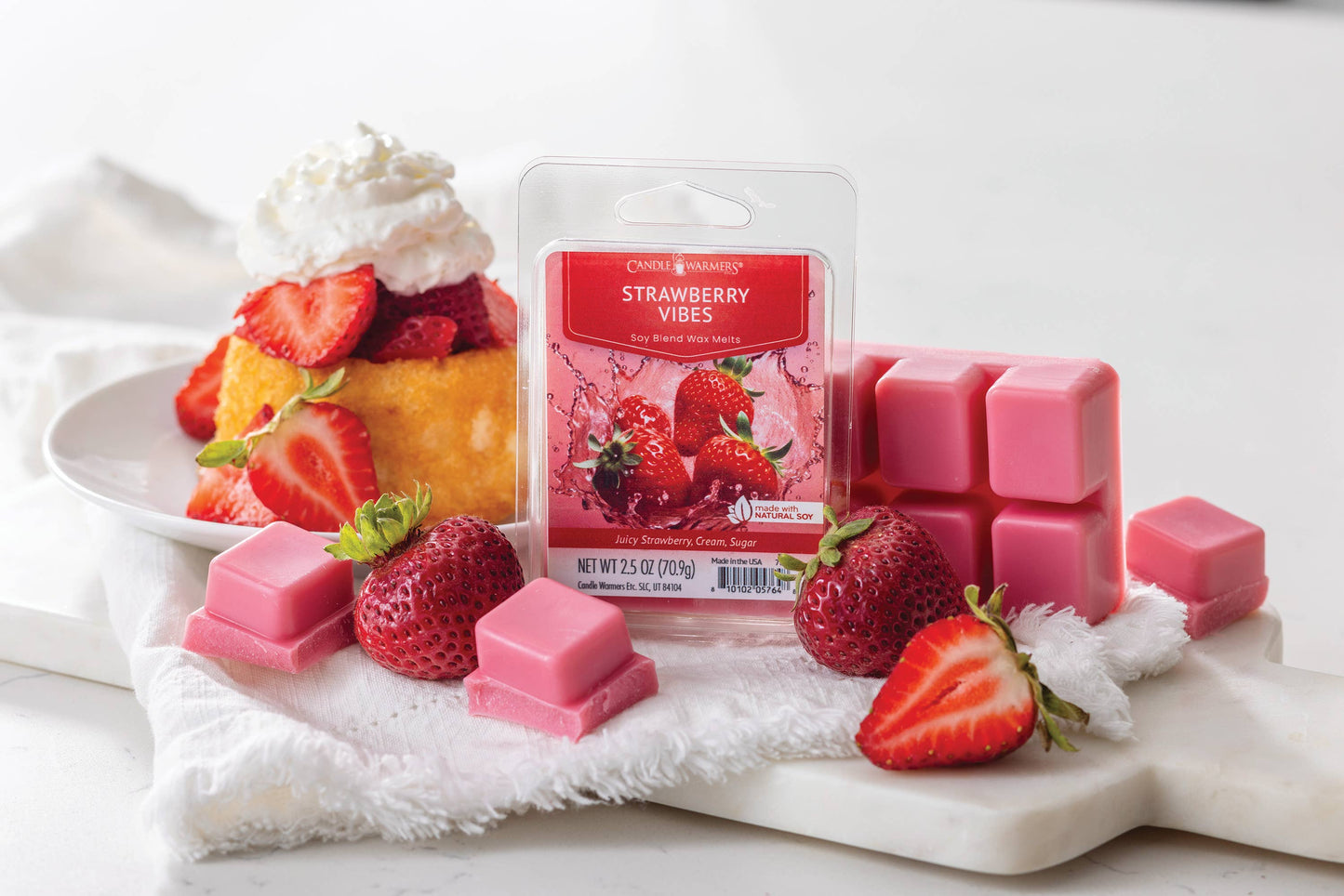 CANDLE WARMERS® Duftwachs STRAWBERRY VIBES 70g