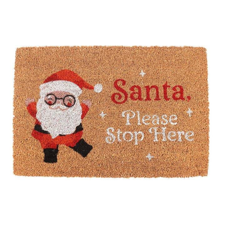 Natürliche Weihnachtsmann-Türmatte