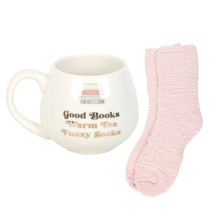 Gute Bücher Tassen- und Socken-Set