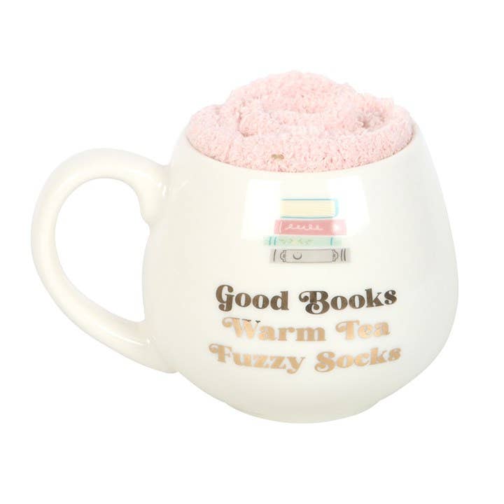 Gute Bücher Tassen- und Socken-Set