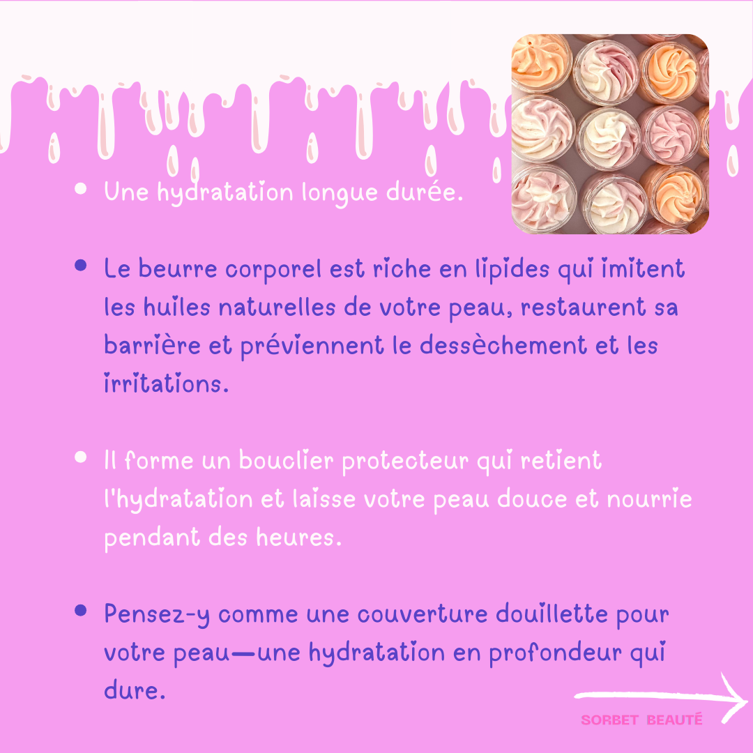 Geschlagene Körperbutter/Shea-Schlagsahne 50ml