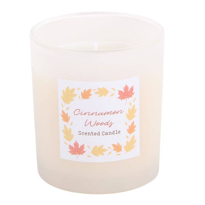 Duftkerze im Glas „Zimt & Holz“ – Warme Herbstmomente