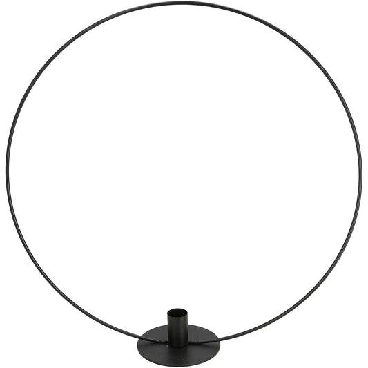 Metall Ring Lepe, D40cm, Schwarz
