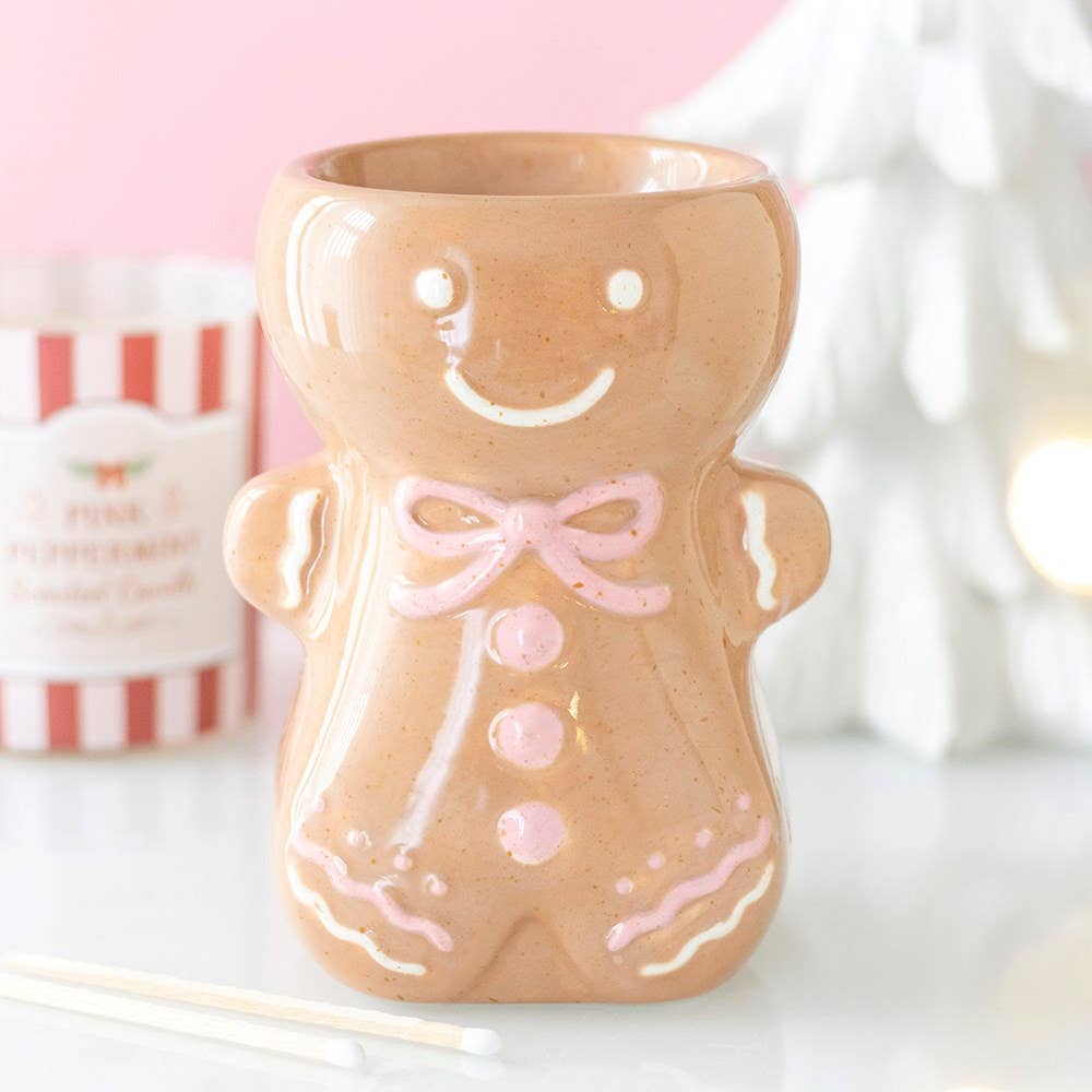 Rosa Lebkuchenmann Weihnachts-Ölbrenner