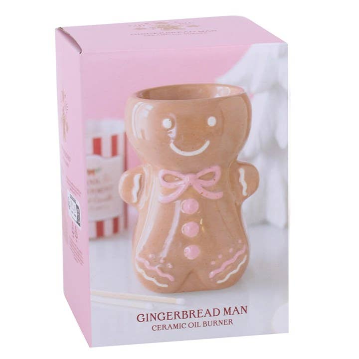 Rosa Lebkuchenmann Weihnachts-Ölbrenner