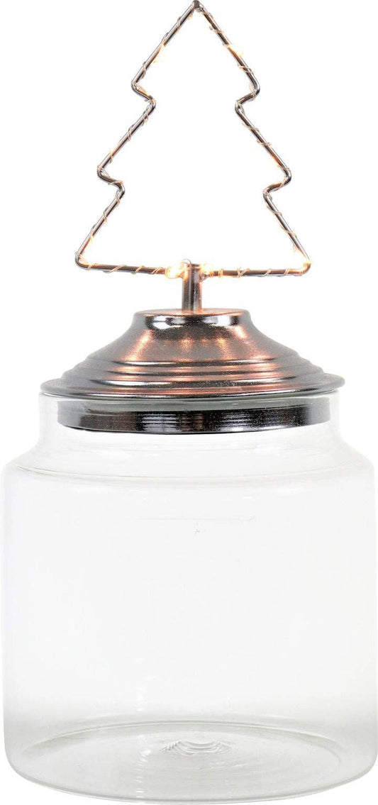 LED-GLASDOSE BAUM  (HOFF6478)