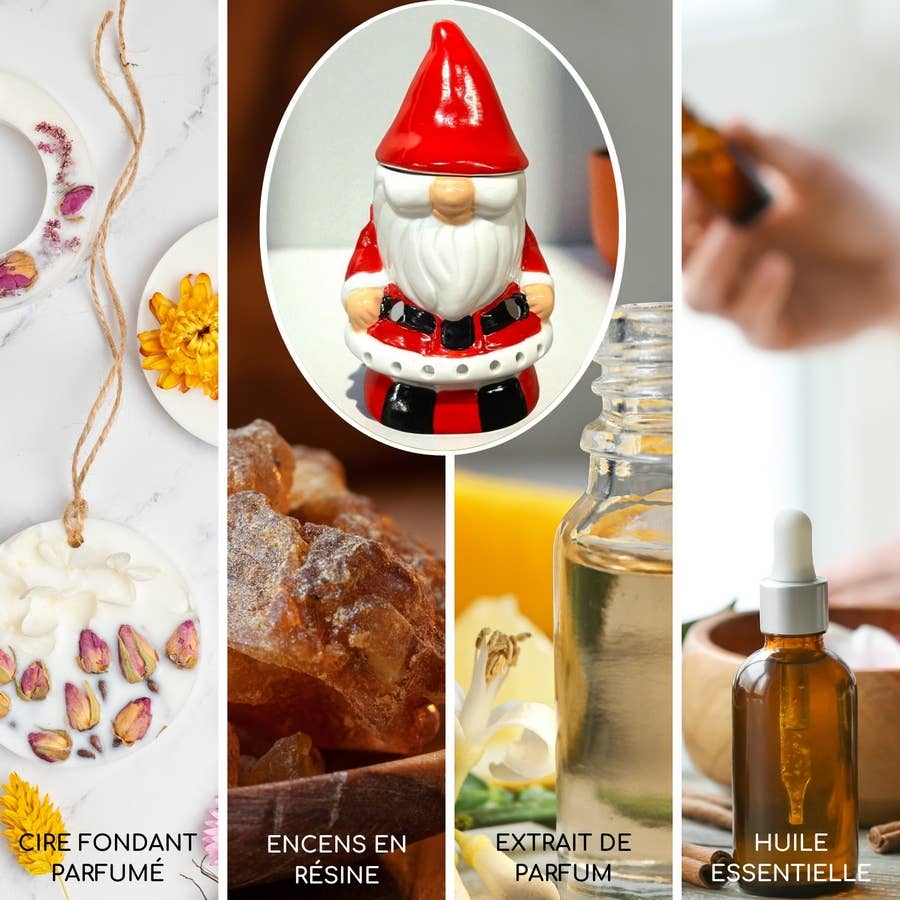Weihnachtsmann-Duftlampe – Diffusor für Duftöle & Duftwachs