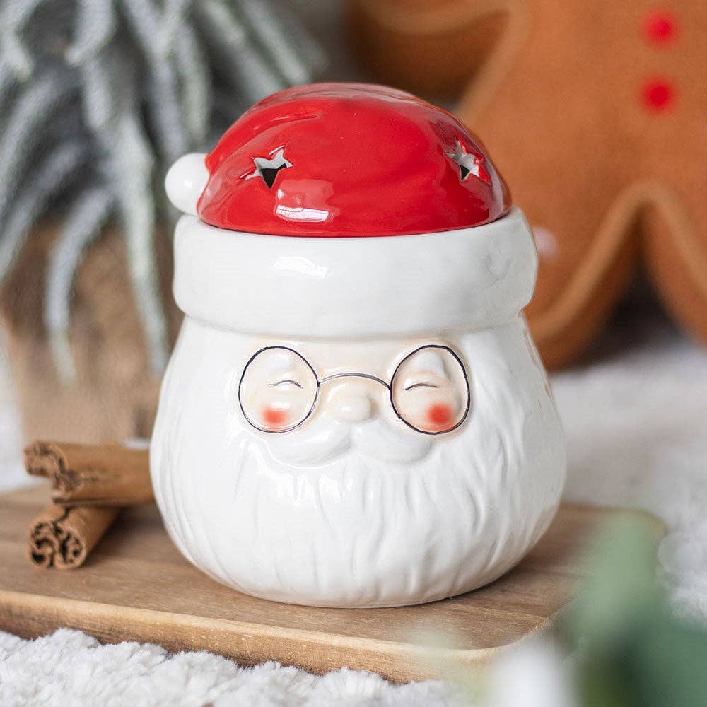 Weihnachtsmann-Ölbrenner und Wachs-Wärmer