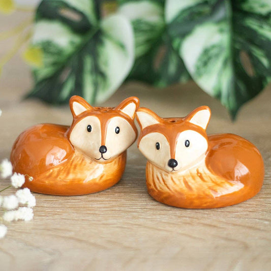 Salz- & Pfefferstreuer „Fuchs“ – Niedliches Keramik-Set im Wald-Design