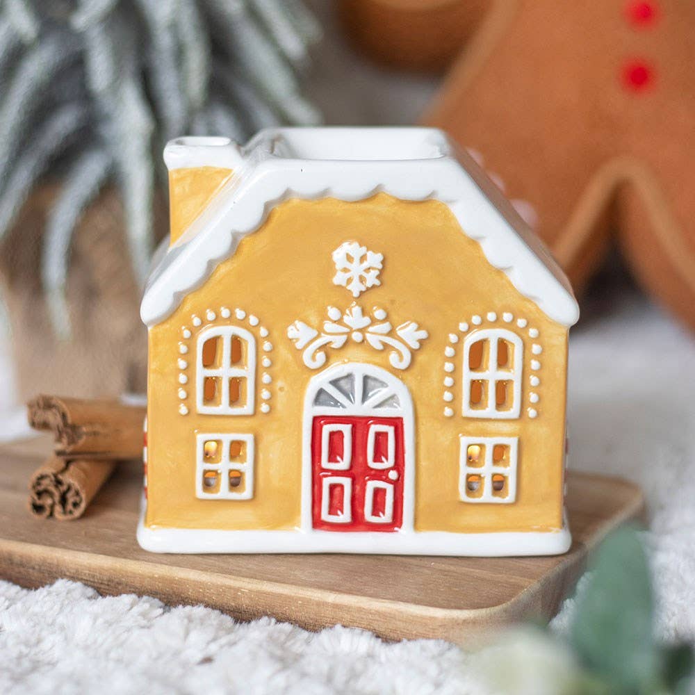 Zuckerstangen-Lebkuchenhaus-Ölbrenner und Wachswärmer
