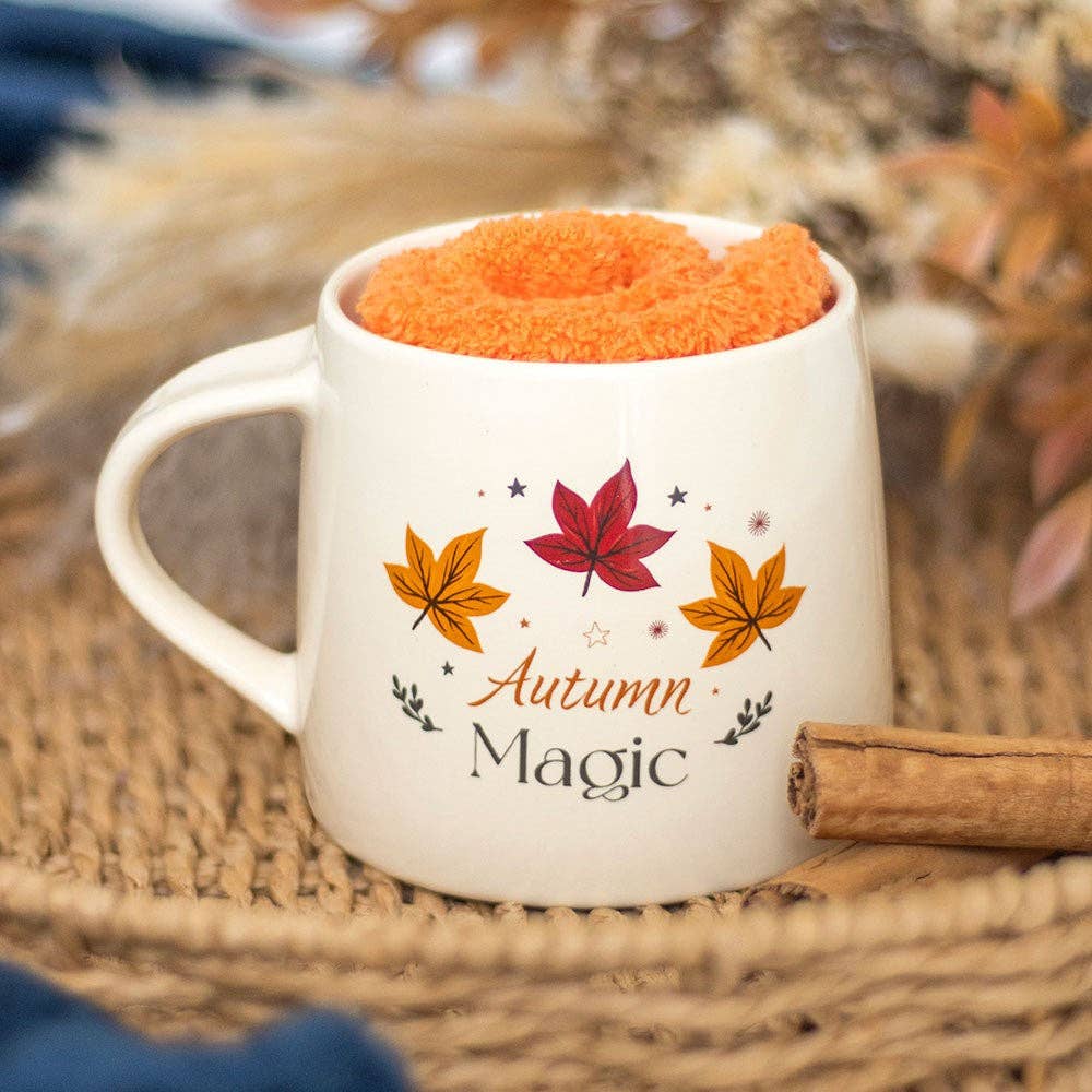 Herbstzauber Becher- und Sockenset