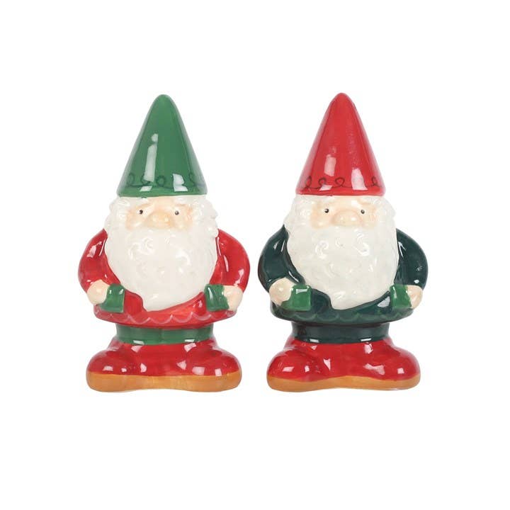 Salz- & Pfefferstreuer „Gnome“ – Niedliches Zwergen-Set aus Keramik