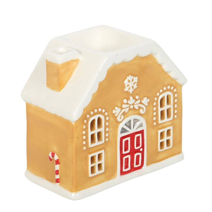 Zuckerstangen-Lebkuchenhaus-Ölbrenner und Wachswärmer