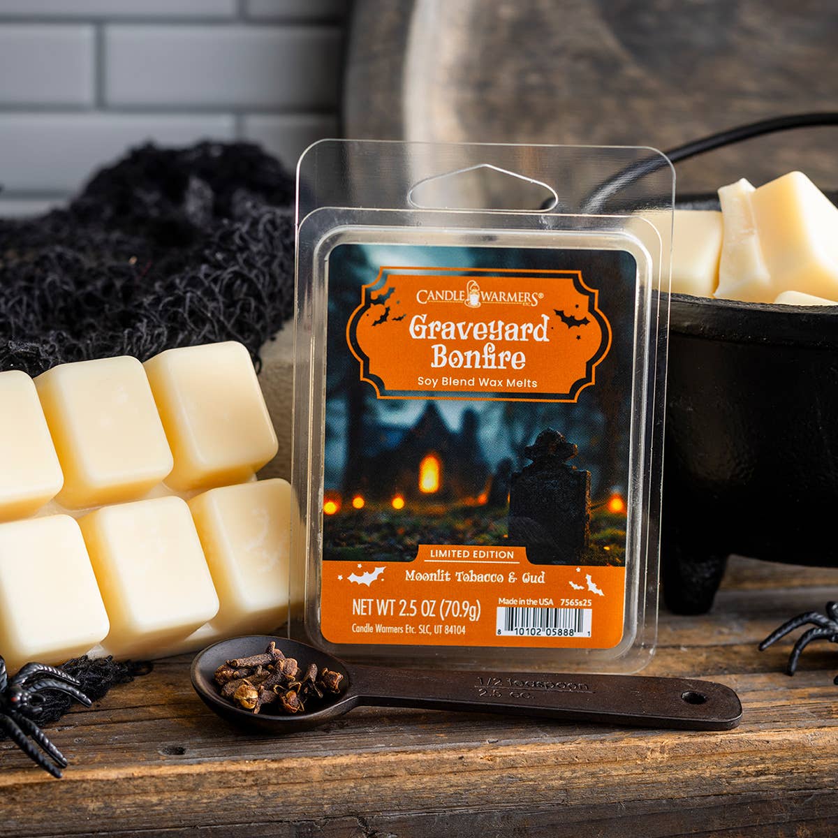 CANDLE WARMERS® Duftwachs GRAVEYARD BONFIRE 70g