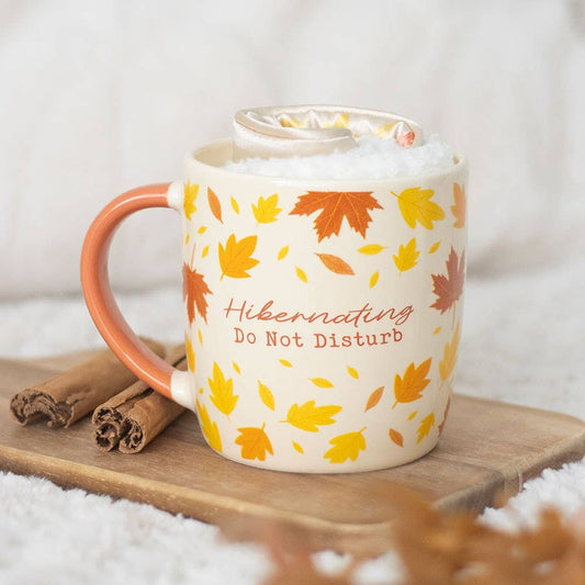 Herbst-Winterschlaf-Set mit Tasse, Socken und Schlafmaske