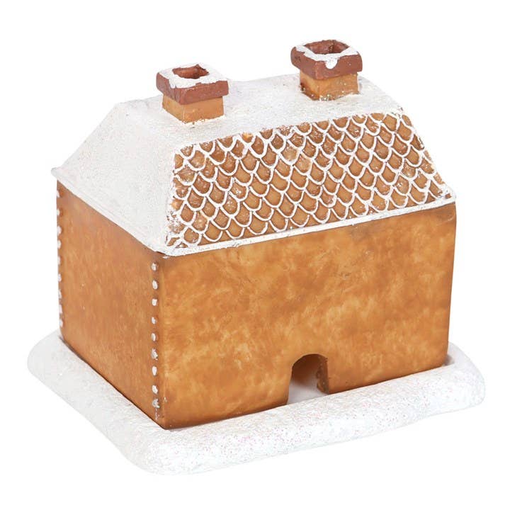Räucherkegelhalter „Lebkuchenhaus“ – Festliche Weihnachtsdekoration mit Raucheffekt
